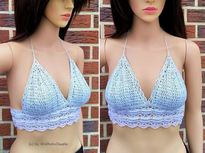 Häkelanleitung Bikini oder Triangel Top "Jola"