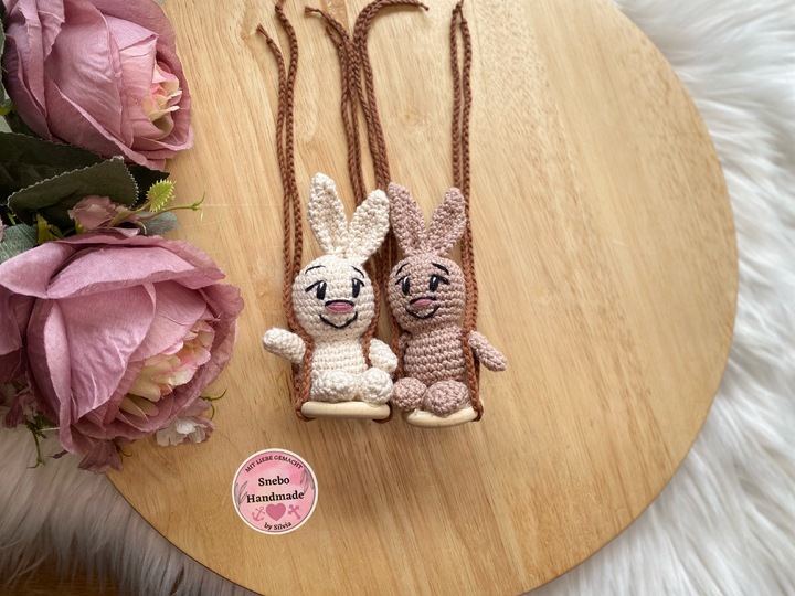 Hase Hasi Autoanhänger Häkelanleitung PDF Deutsch