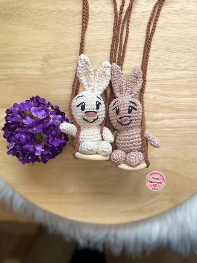 Hase Hasi Autoanhänger Häkelanleitung PDF Deutsch