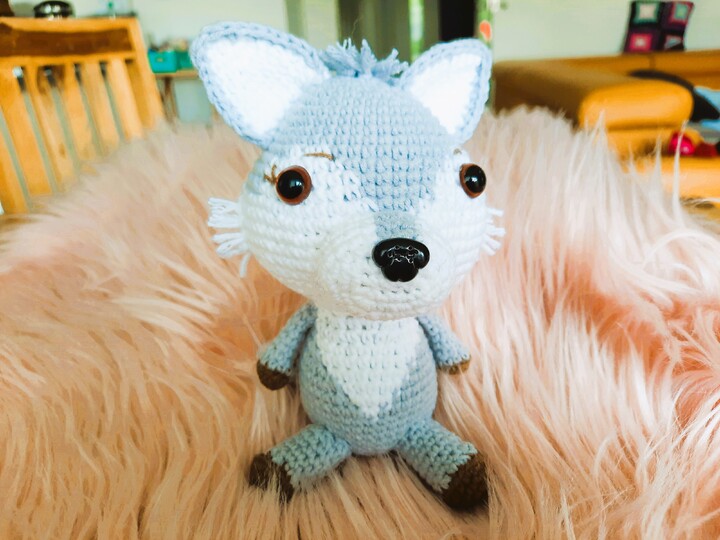Häkelanleitung Wolf 'Max' / Amigurumi