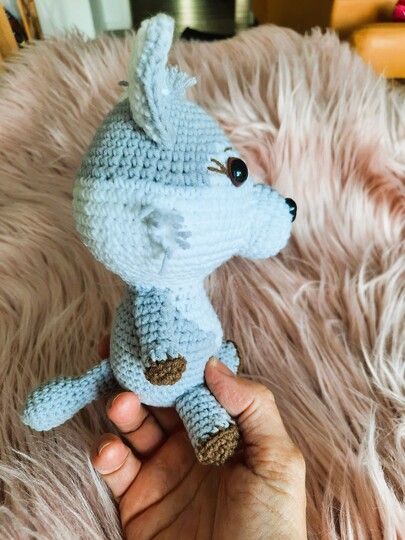 Häkelanleitung Wolf 'Max' / Amigurumi