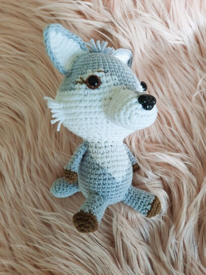 Häkelanleitung Wolf 'Max' / Amigurumi