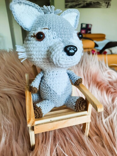Häkelanleitung Wolf 'Max' / Amigurumi