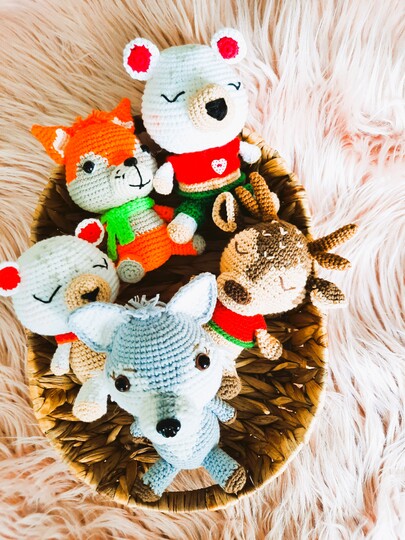 Häkelanleitung Wolf 'Max' / Amigurumi