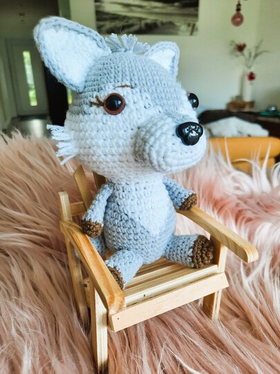 Häkelanleitung Wolf 'Max' / Amigurumi