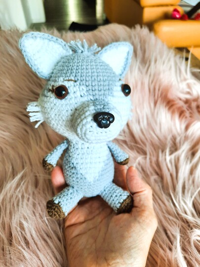 Häkelanleitung Wolf 'Max' / Amigurumi