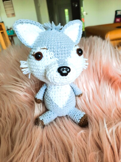 Häkelanleitung Wolf 'Max' / Amigurumi