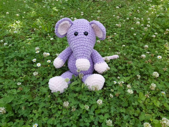 Große Kuschelmaus - Häkelanleitung