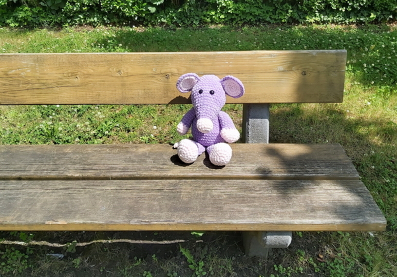 Große Kuschelmaus - Häkelanleitung