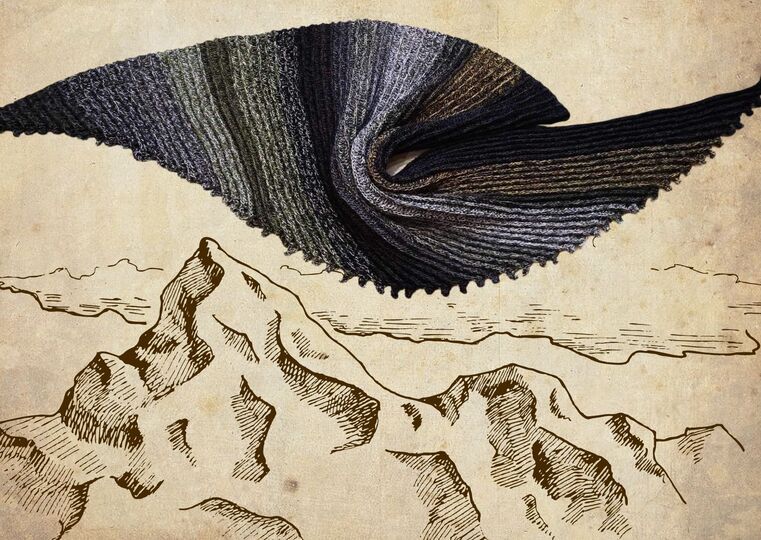 Häkelanleitung Tuch "POSTCARD"