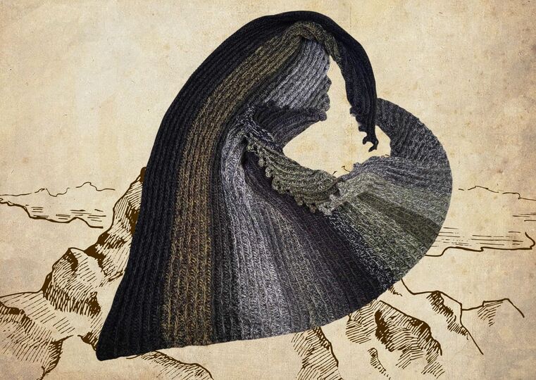 Häkelanleitung Tuch "POSTCARD"