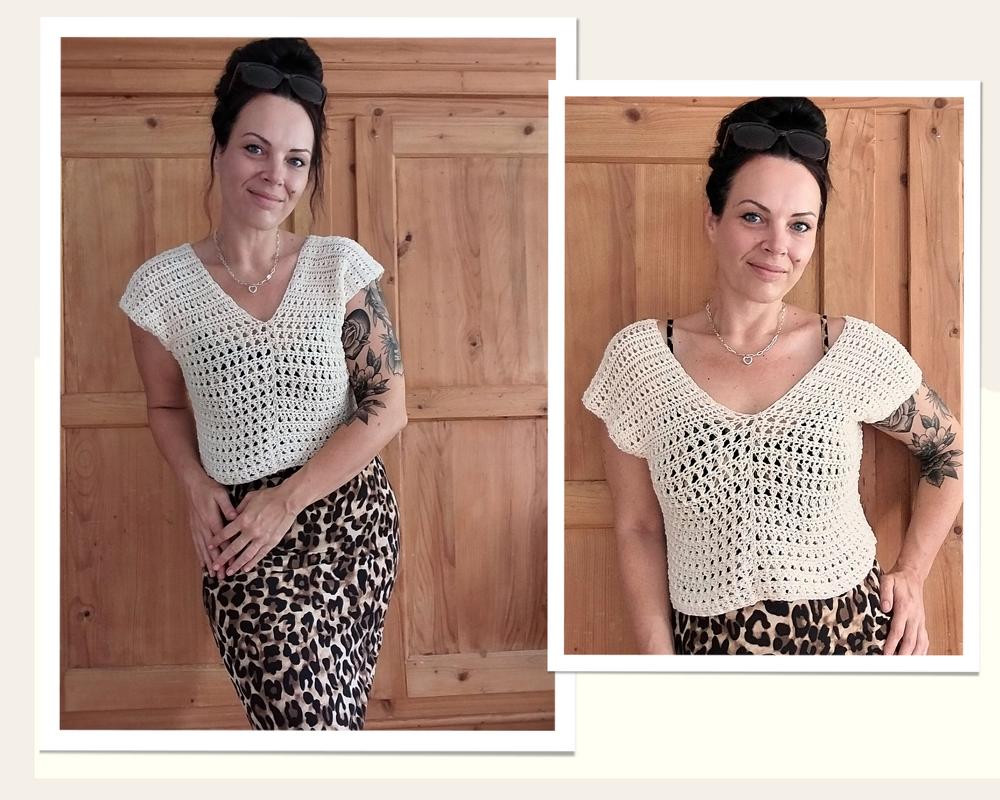 Häkelanleitung Oberteil Sommernachtstraum - Bild 5