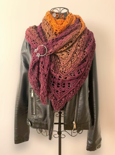 Sparpaket 02: 5 Häkelanleitungen "Tiefe symmetrische Tücher"