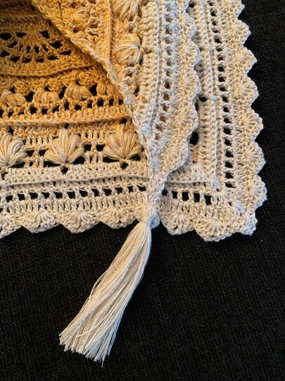 Sparpaket 02: 5 Häkelanleitungen "Tiefe symmetrische Tücher"