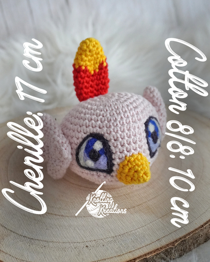 Digital Monster Baby - Amigurumi - Crochet Pattern 06