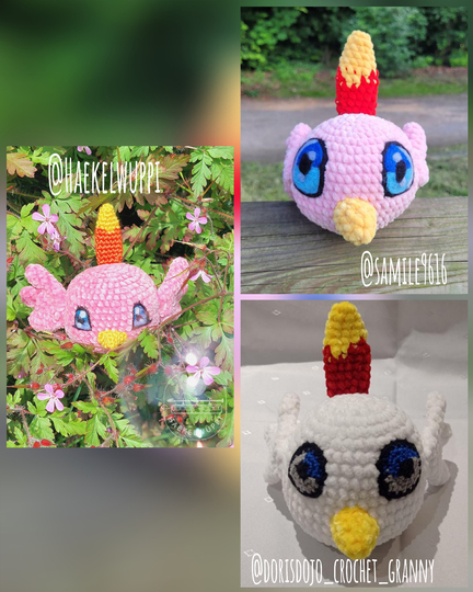 Digital Monster Baby - Amigurumi - Crochet Pattern 06