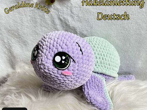 Schildkröte Geraldine Häkelanleitung deutsch PDF