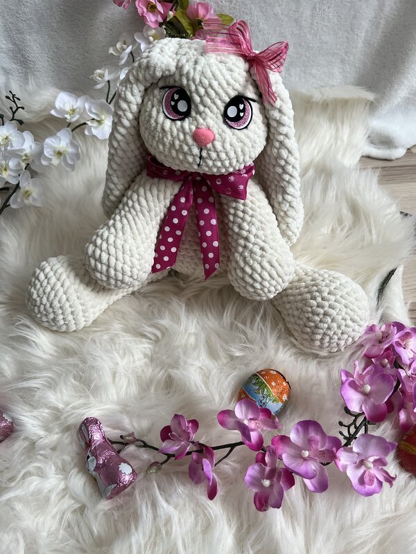 Häkelanleitung Hase Ella & Lilly Langohr PDF deutsch