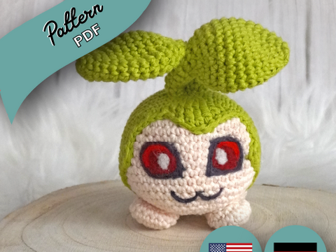 Digital Monster Baby - Amigurumi - Häkelanleitung 09