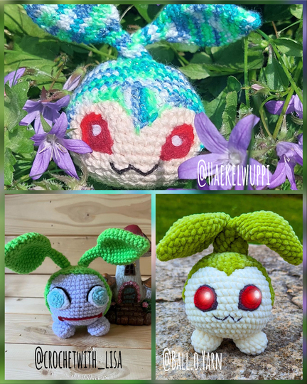 Digital Monster Baby - Amigurumi - Crochet Pattern 09