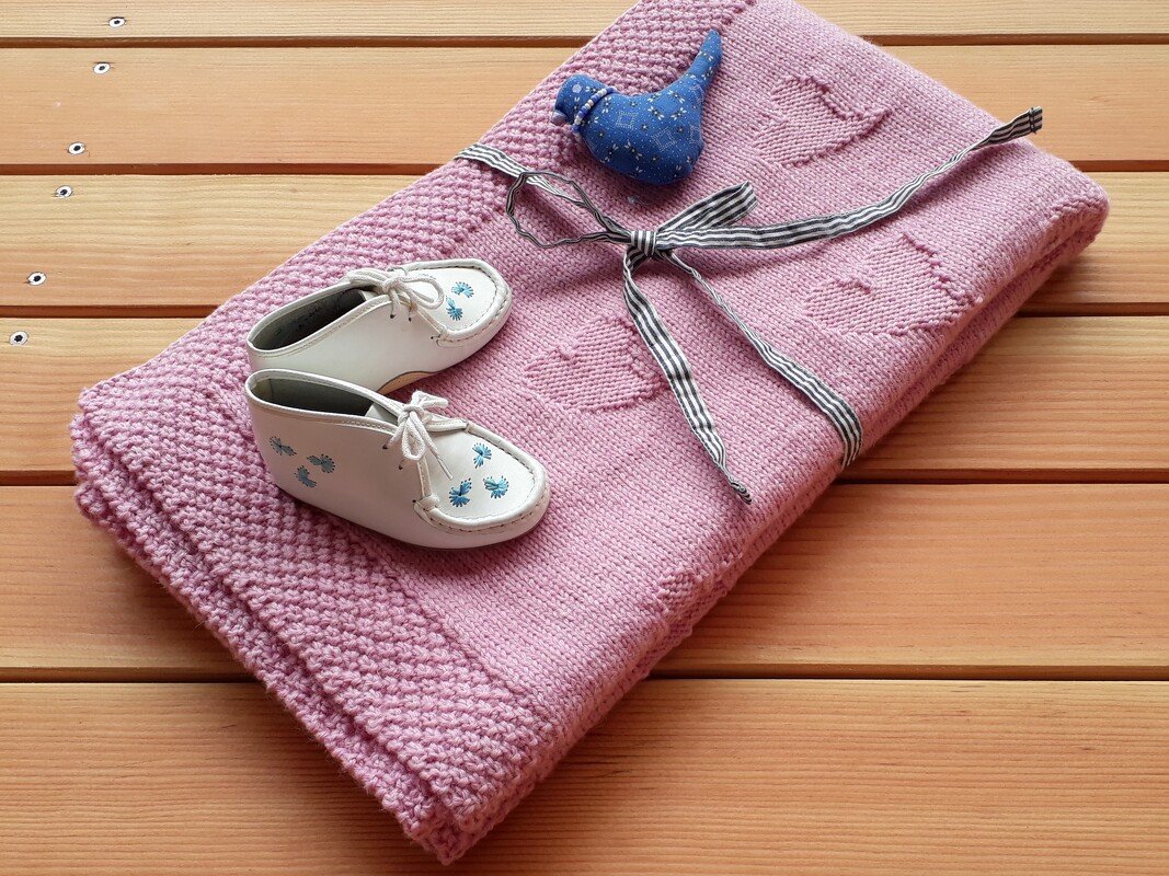 Knitting Pattern babyblanket "Welcome baby" - Image 4