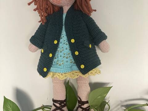 Doll Dahlia Crochet Pattern