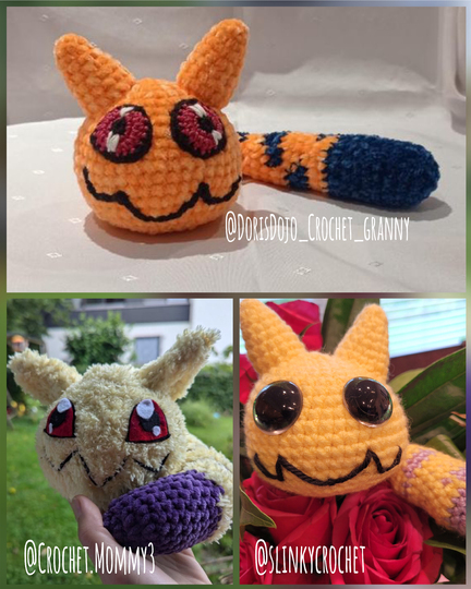 Digital Monster Baby - Amigurumi - Crochet Pattern 10