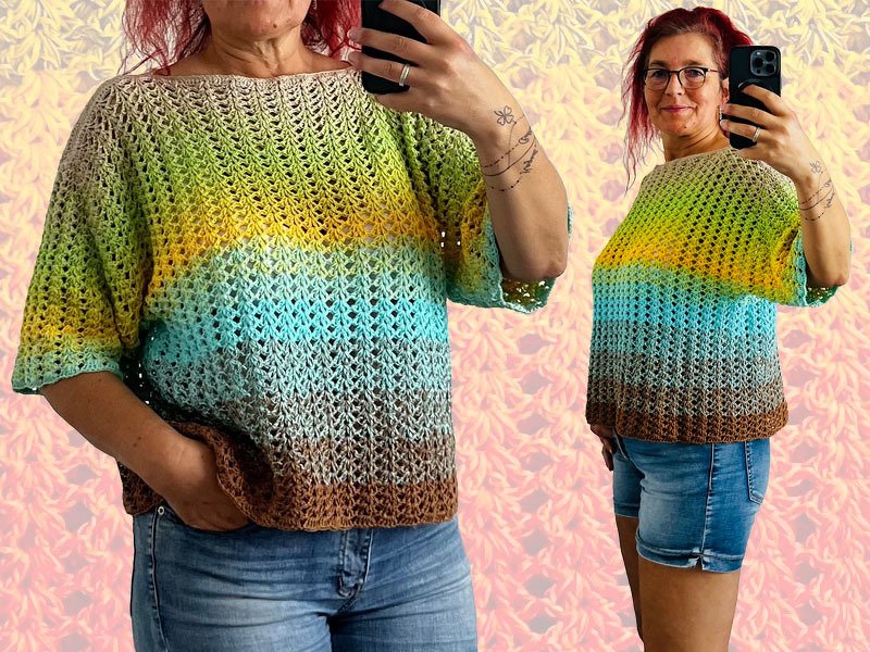Häkelanleitung 1 Bobbel Pullover Ida - Bild 10