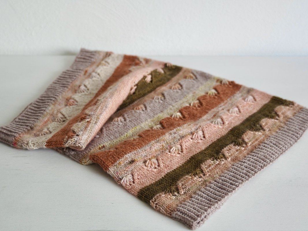 Cowl "Happy Scrappy", Knitting Pattern, One Size