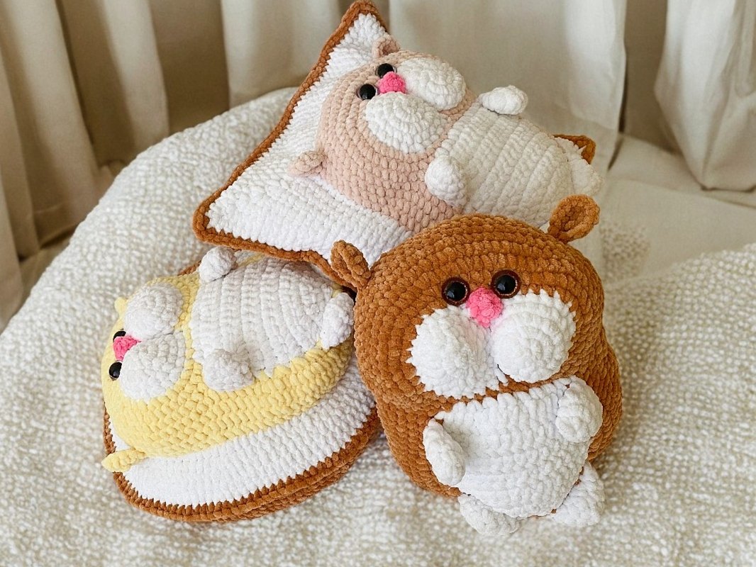 Hamster world, 3D pillows. No sew crochet pattern - Image 3