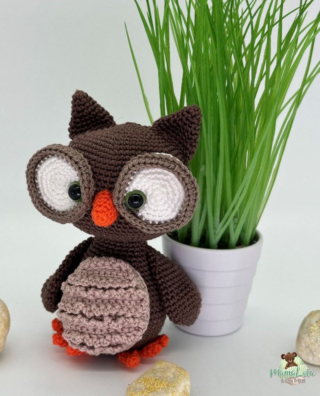 Kuschel Eule, mini - Häkelanleitung - Bild 13