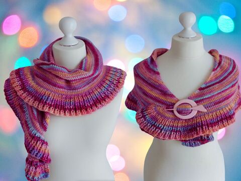 Häkelanleitung Tuch "FEENSTAUB"