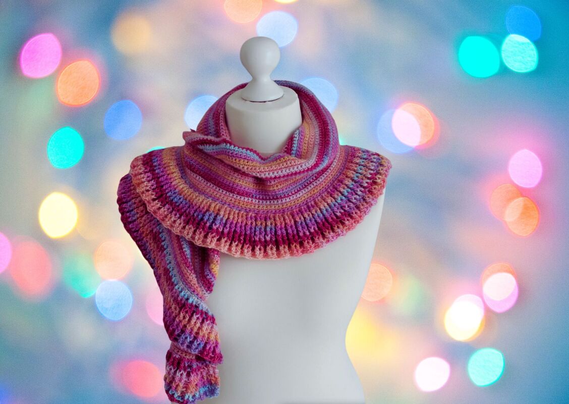 Häkelanleitung Tuch "FEENSTAUB" - Bild 4