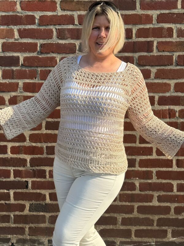 Häkelanleitung Pullover/Shirt Marisol - Bild 2