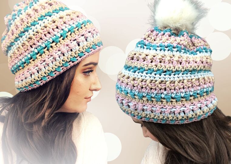 Häkelanleitung Mütze "RESTE-QUEEN"