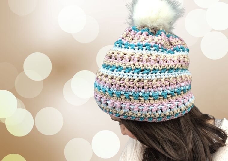 Häkelanleitung Mütze "RESTE-QUEEN"