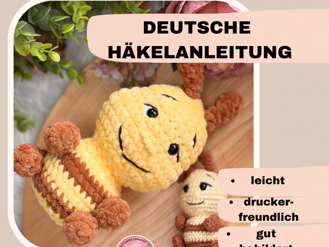 Biene Summy Häkelanleitung Deutsch PDF