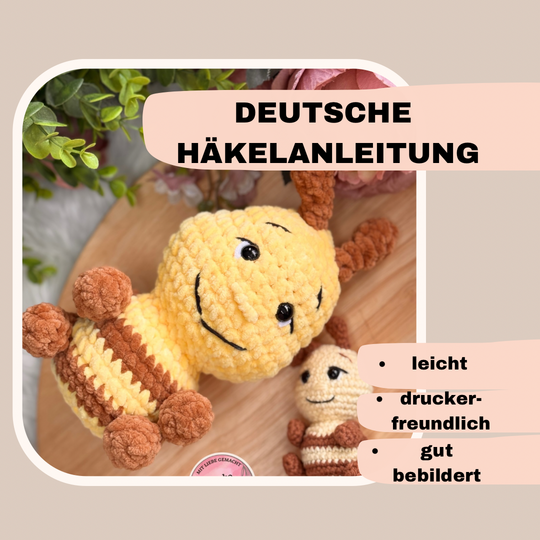 Biene Summy Häkelanleitung Deutsch PDF