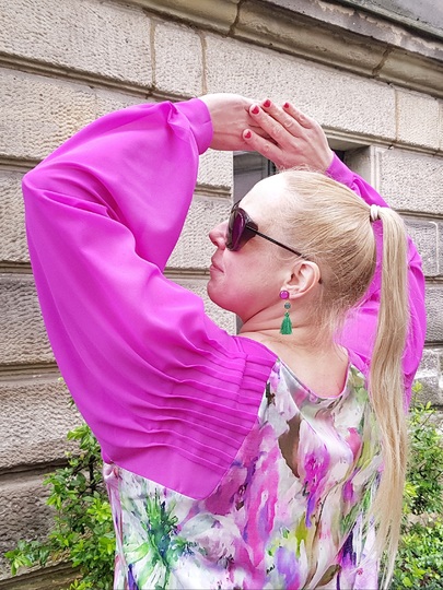 Leea Kleider oder Shirt Schnitt mit Faltenpartie 32 - 44