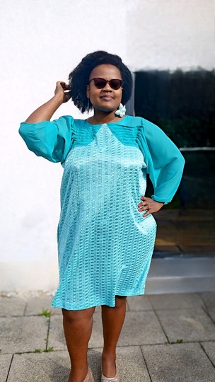 Leea Kleider oder Shirt Schnitt mit Faltenpartie 32 - 44