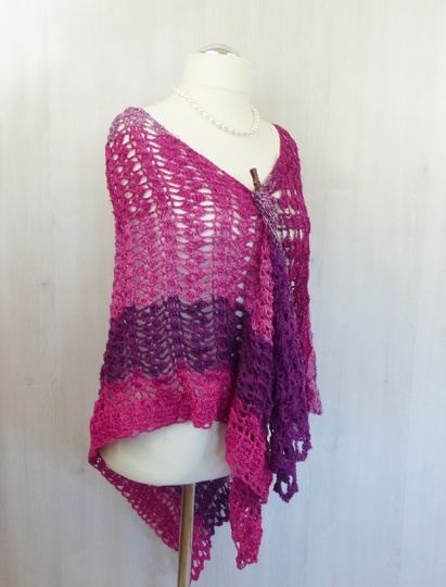 Häkelanleitung SommerGlüück ein luftig leichtes Dreieckstuch