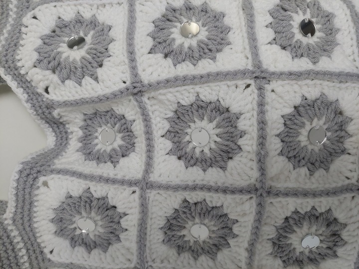 Häkelanleitung für die Tasche / den Shopper Granny Square Mirror Bag!