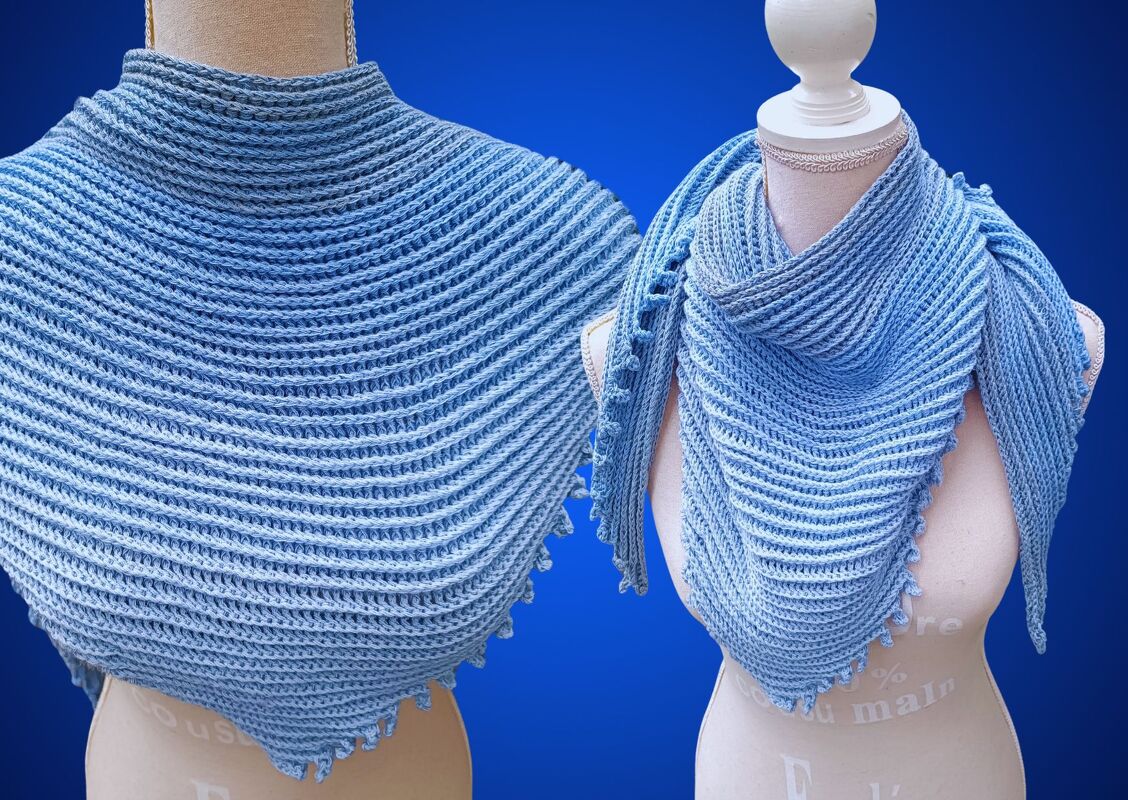 Häkelanleitung Tuch "EISKÖNIGIN"