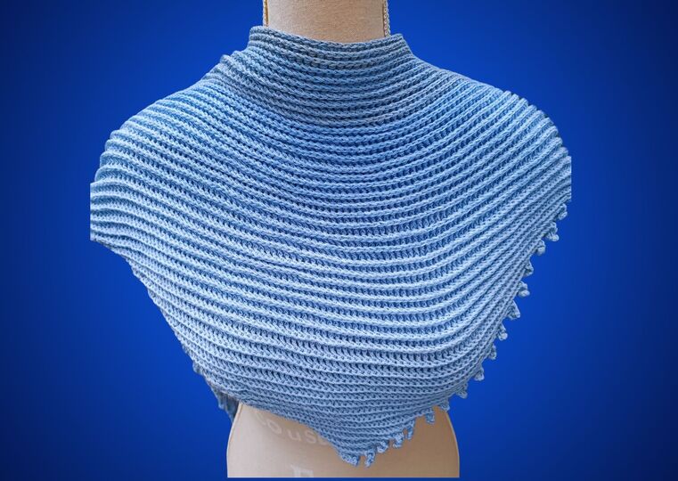 Häkelanleitung Tuch "EISKÖNIGIN"