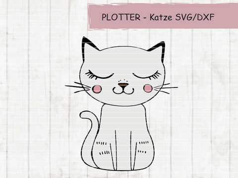 Plotterdatei Katze
