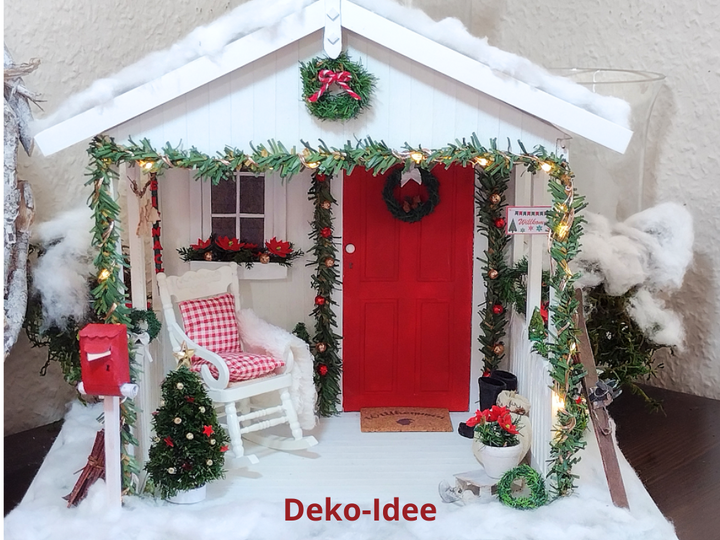 Bastelanleitung Miniatur-Kreativhaus 1:12