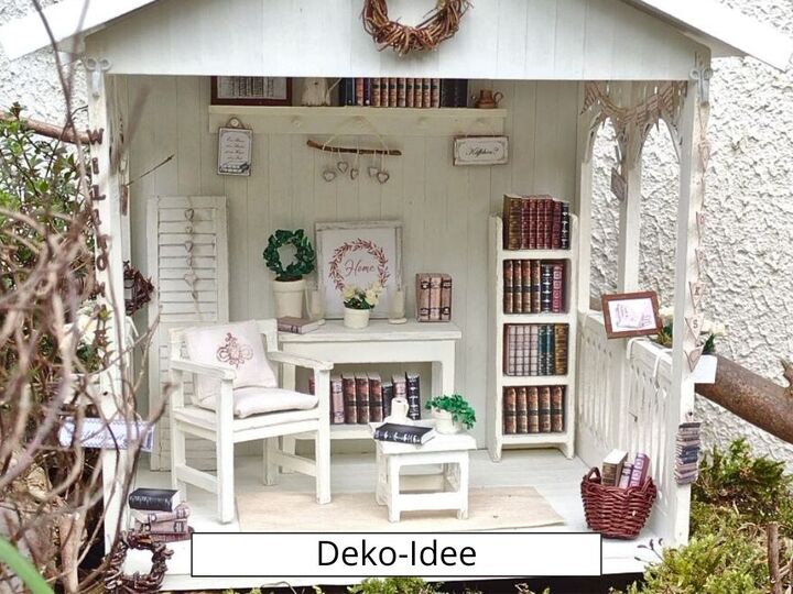 Bastelanleitung Miniatur-Kreativhaus 1:12
