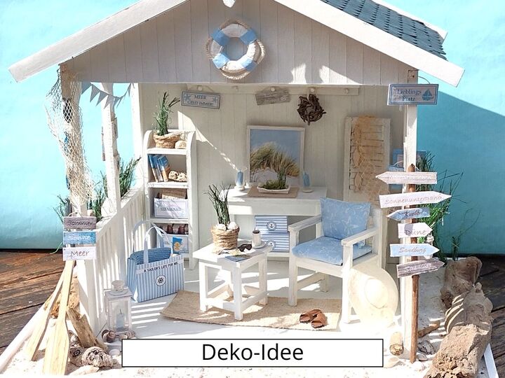 Bastelanleitung Miniatur-Kreativhaus 1:12