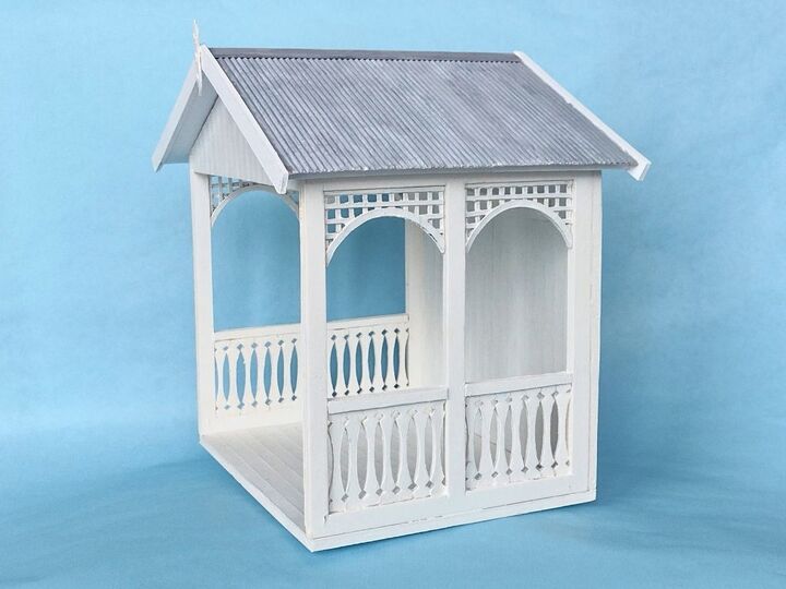 Bastelanleitung Miniatur-Kreativhaus 1:12