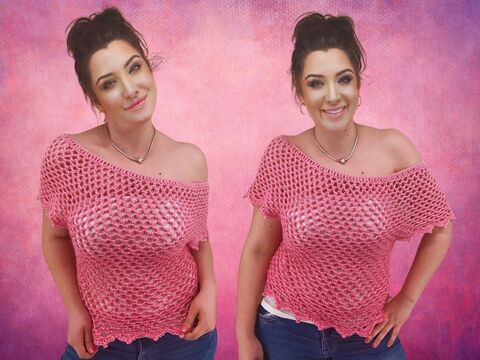 Häkelanleitung Netzshirt "NELLY"